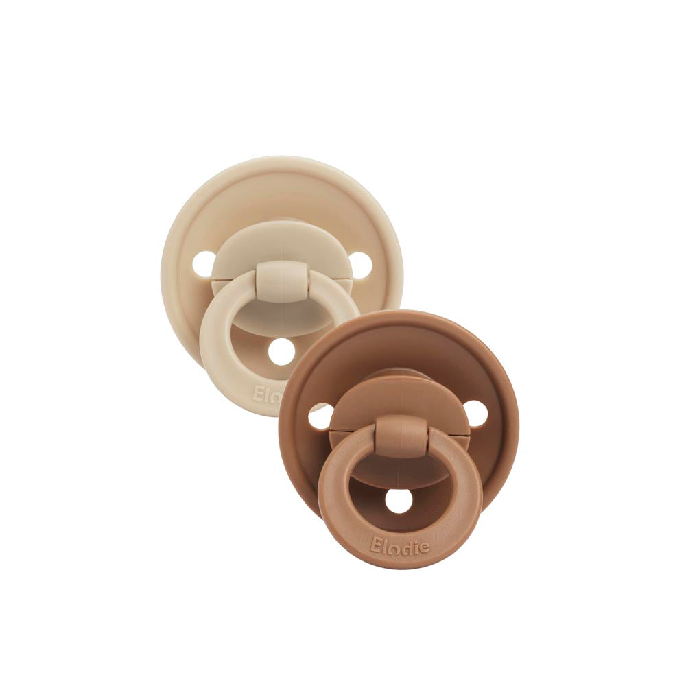 Binky Bundle Silicone 3+ mes - Pure Khaki