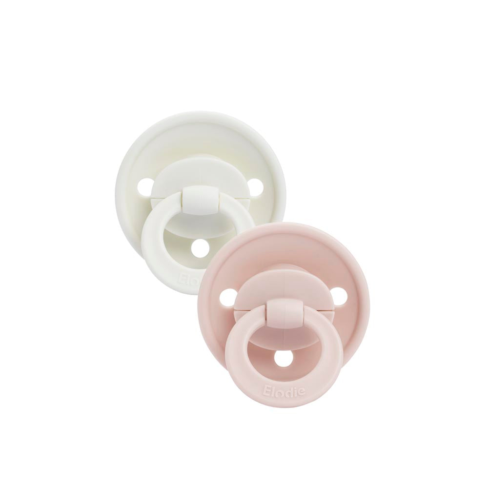 Binky Bundle Silicone 0-6 mes - Powder Pink