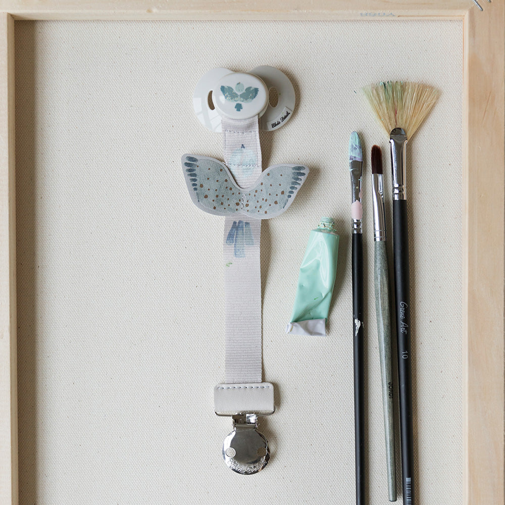 Clip per Ciuccio - Watercolour Wings