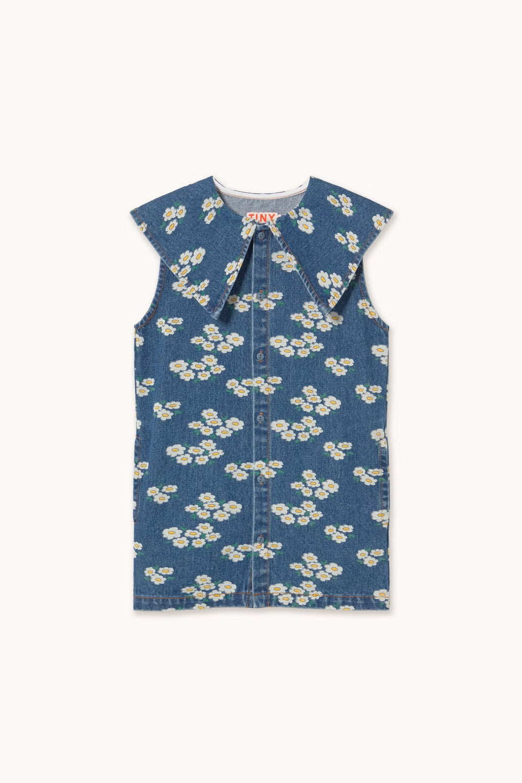 Abito Denim Blossoms