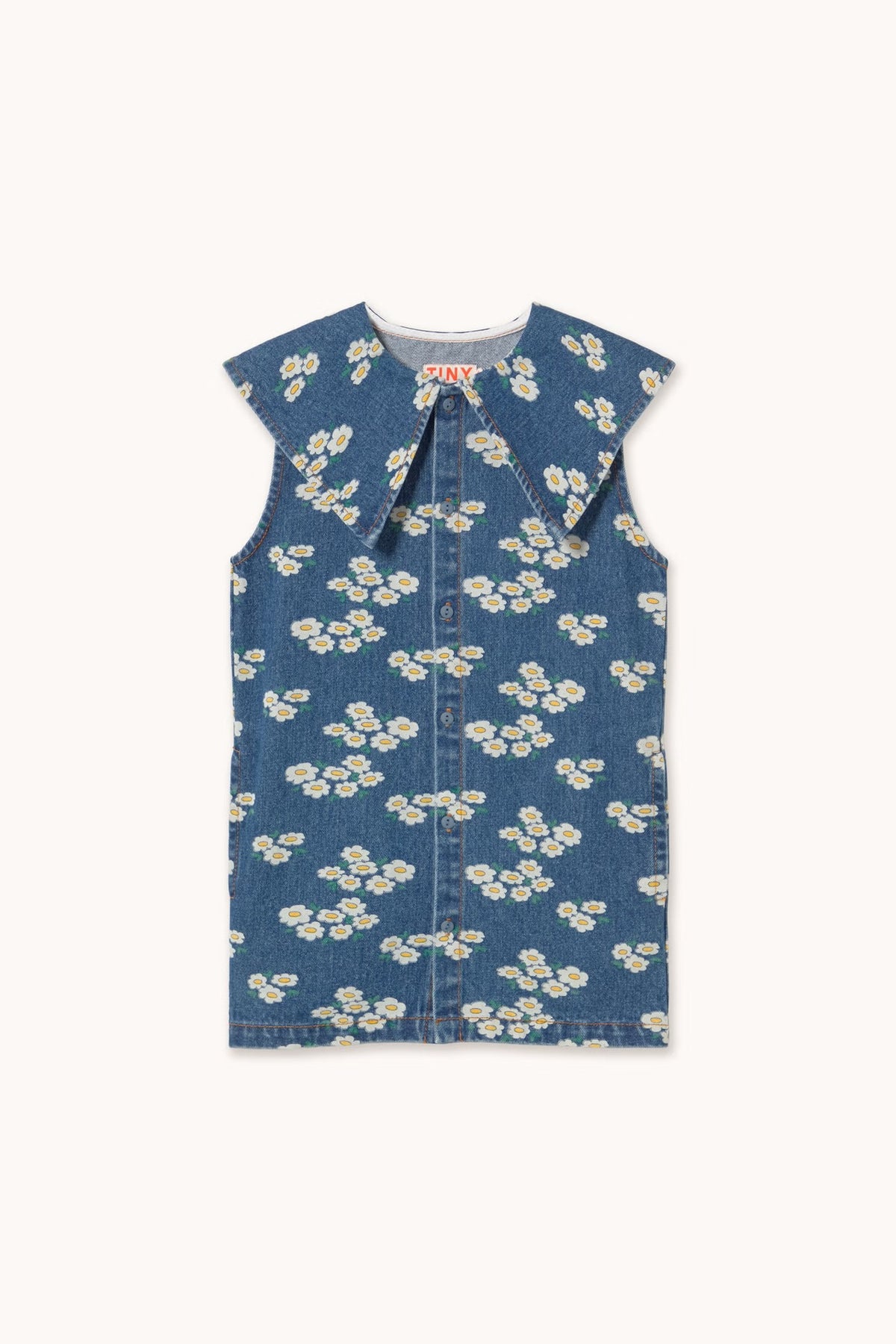 Abito Denim Blossoms