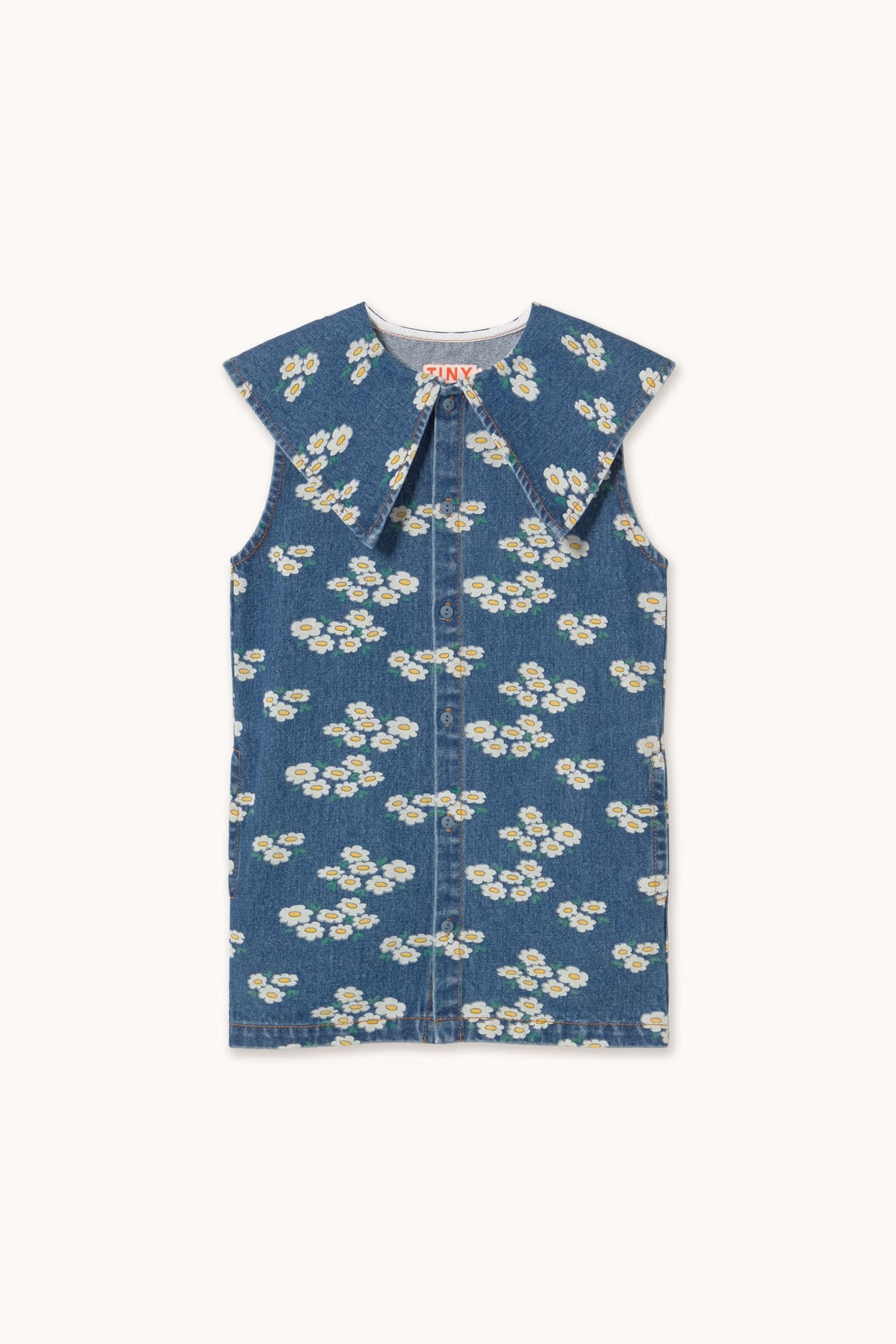 Abito Denim Blossoms