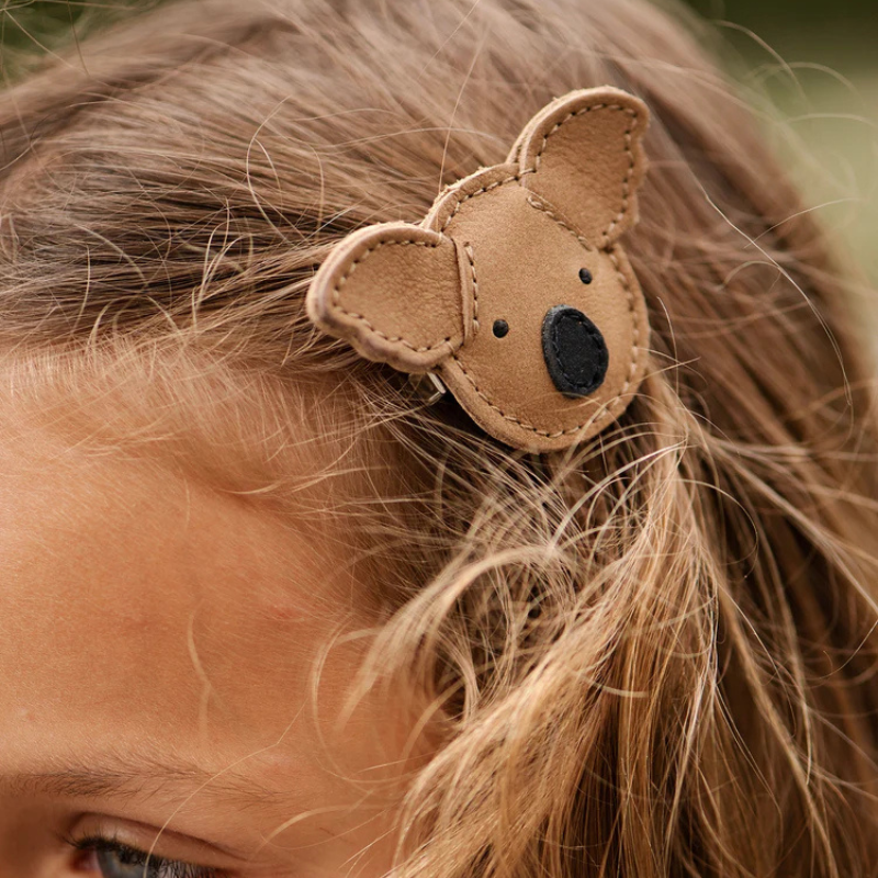 Josy Classic Hairclip | Koala | Truffle Nubuck