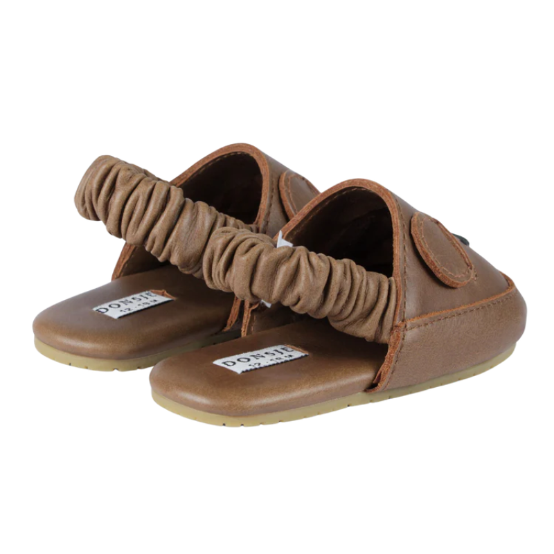 Vallie Sandals | Bear | Cognac Classic Leather