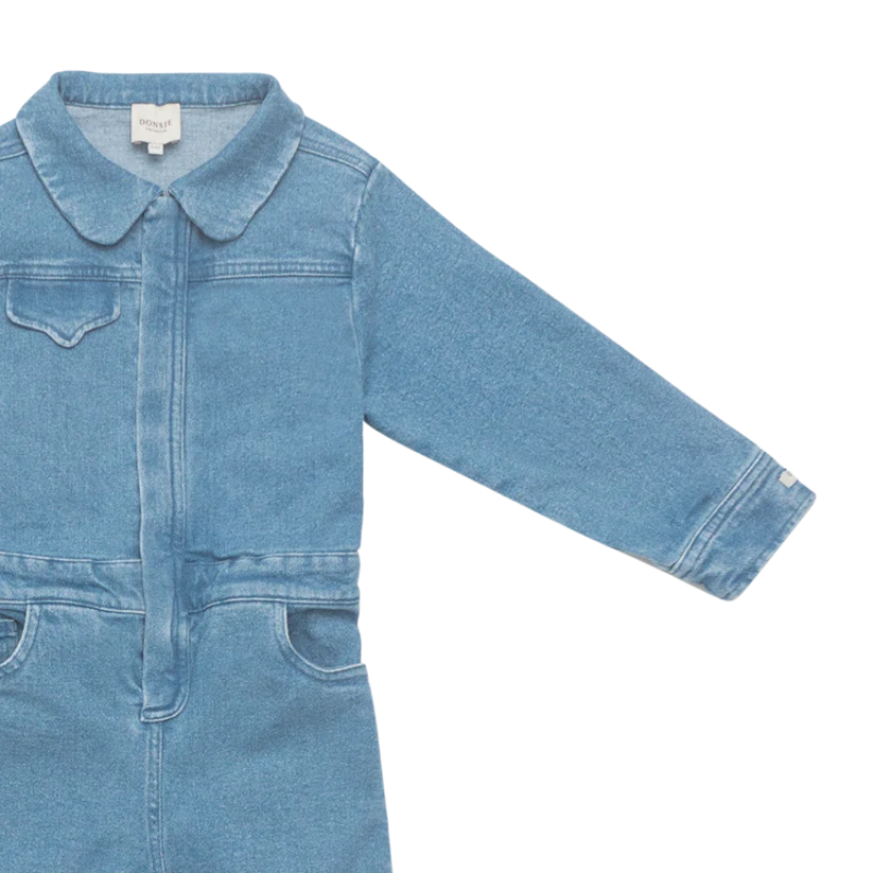 Lard Denim Jumpsuit | Western Bear | Vintage Blue