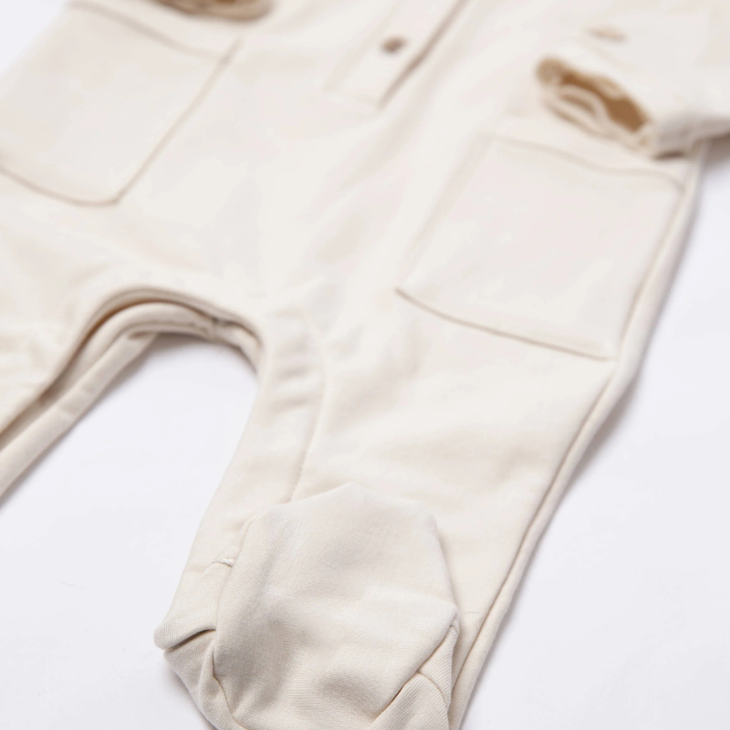 Tutina con tasche - WARM WHITE