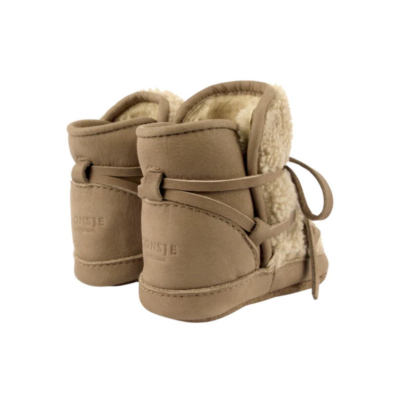 Cassi Booties | Truffle Nubuck