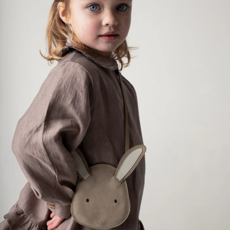 Britta Classic Purse | Bunny | Taupe Nubuck