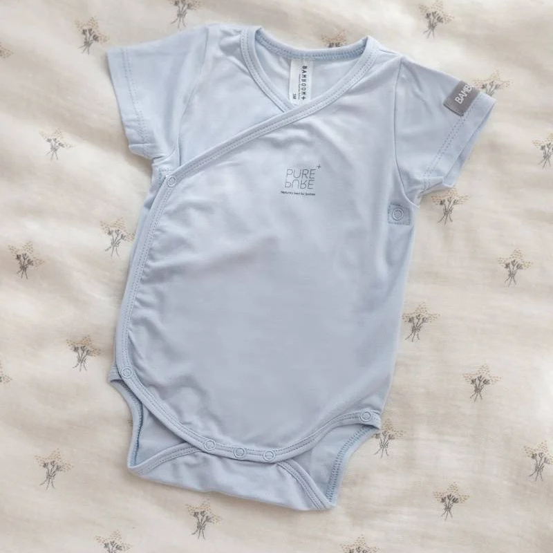 Confezione Body maniche corte- 2pc - Azzurro