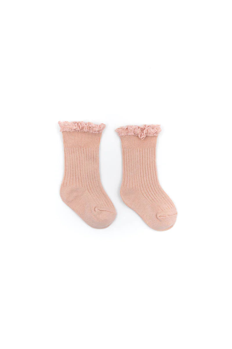 Calza Bimba con Pizzo in Bambù - ROSA CIPRIA