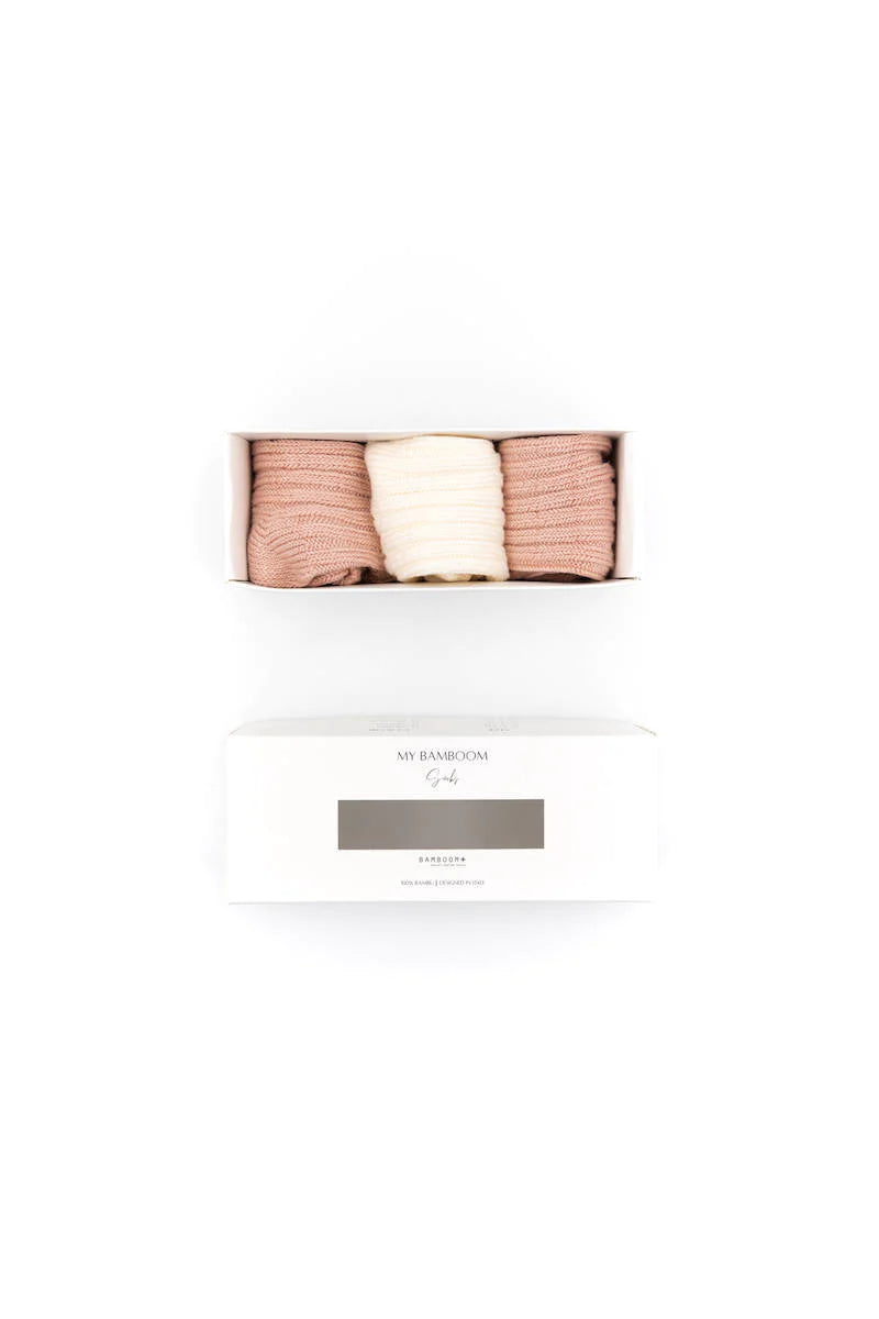 BOX 3PC Calze Spesse- Rosa