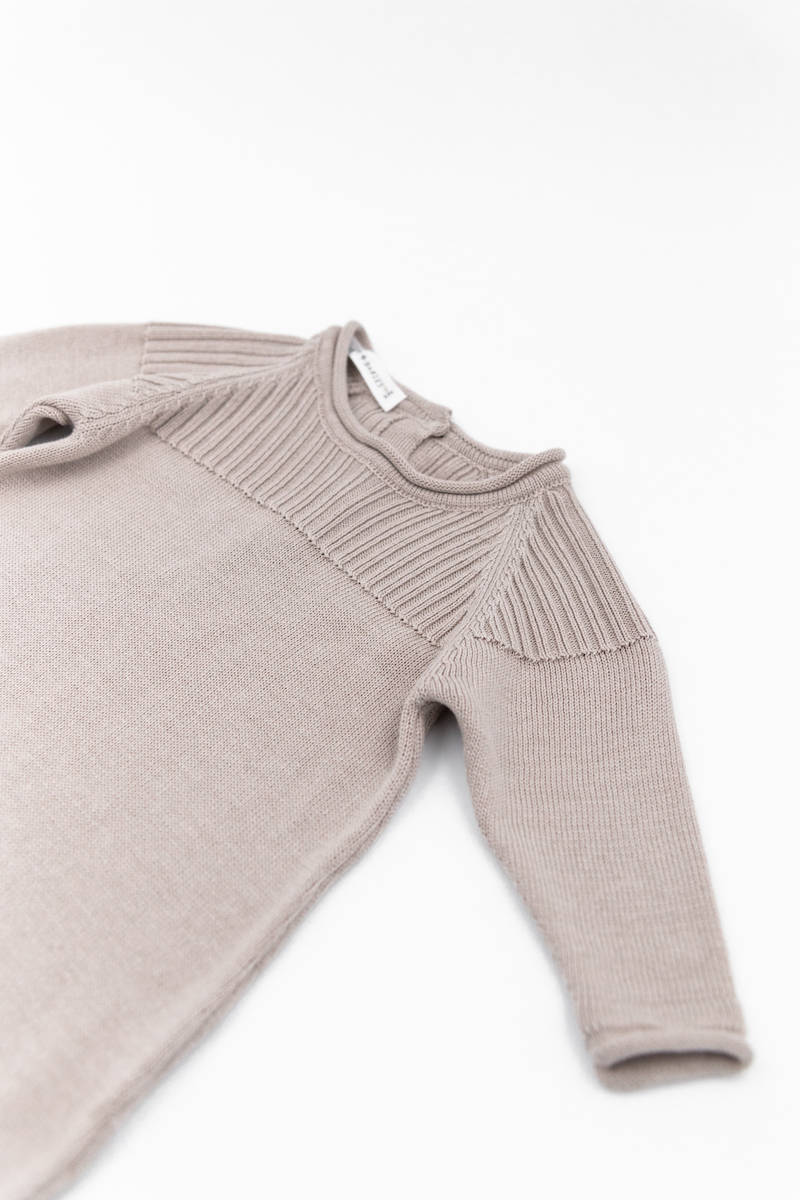 Tutina con apertura dietro - CAMMELLO