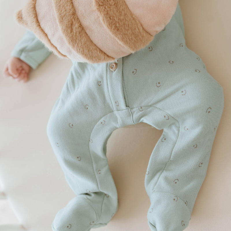 Tutina con piedi apertura frontale - SMILE