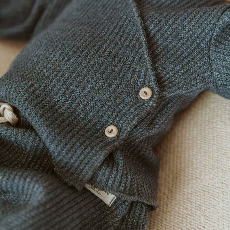 Twinset con apertura incrociata - BLU