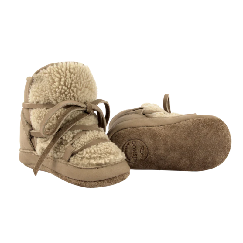 Cassi Booties | Truffle Nubuck