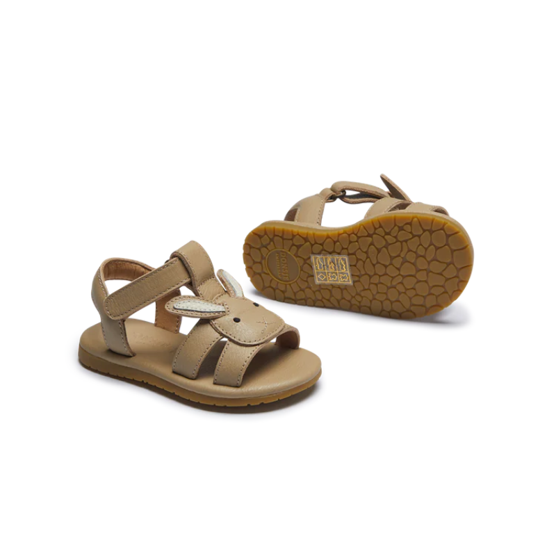 Mhalo Sandals | Bunny | Taupe Leather