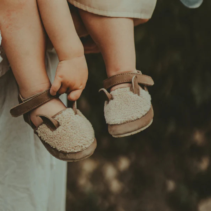Romi Sandals | Alpaca | Truffle Nubuck