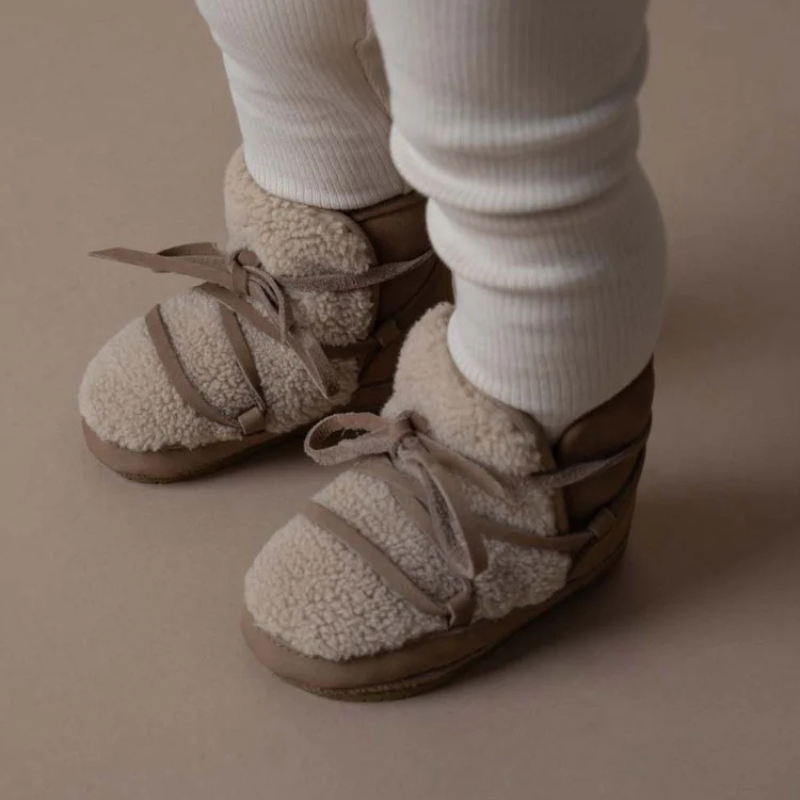 Cassi Booties | Truffle Nubuck