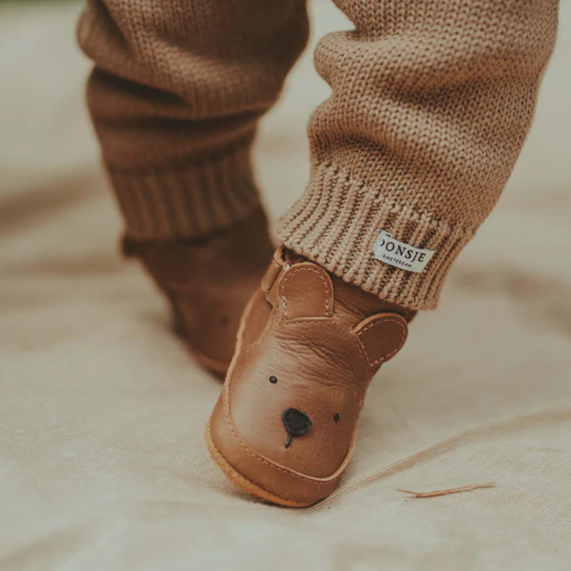 Morris Sneakers | Bear | Cognac Classic Leather