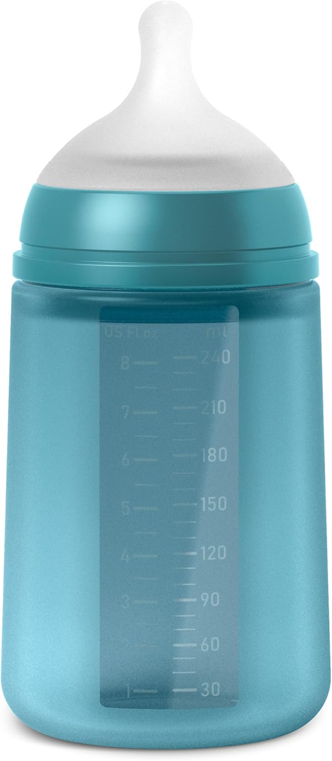 Biberon in silicone Color Essence - Blu Oceano