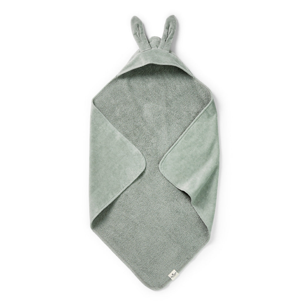 Asciugamano con Cappuccio - Mineral Green Bunny