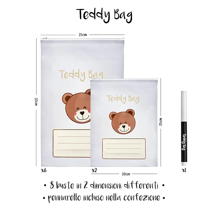 Teddy Bag - Bustine Corredino