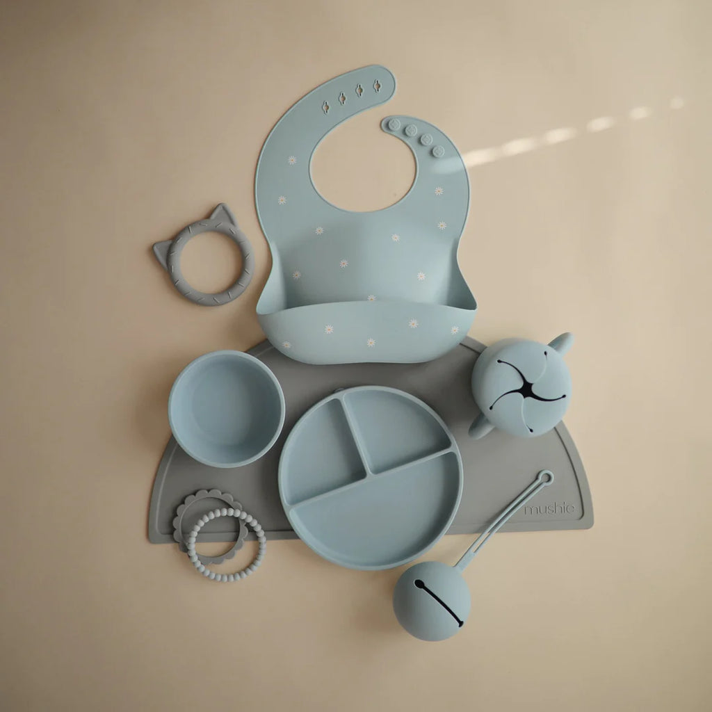 Custodia per ciuccio in silicone-Powder Blue