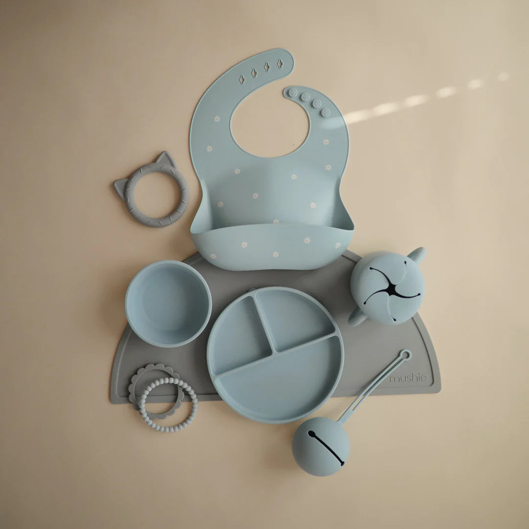 Custodia per ciuccio in silicone-Powder Blue