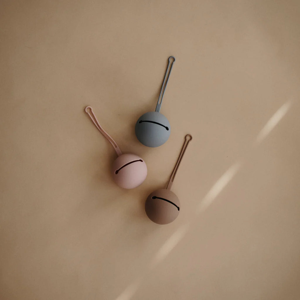 Custodia per ciuccio in silicone-Natural