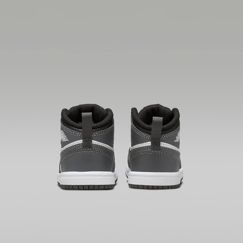 Air Jordan 1 Mid Black White Iron Grey (TD)