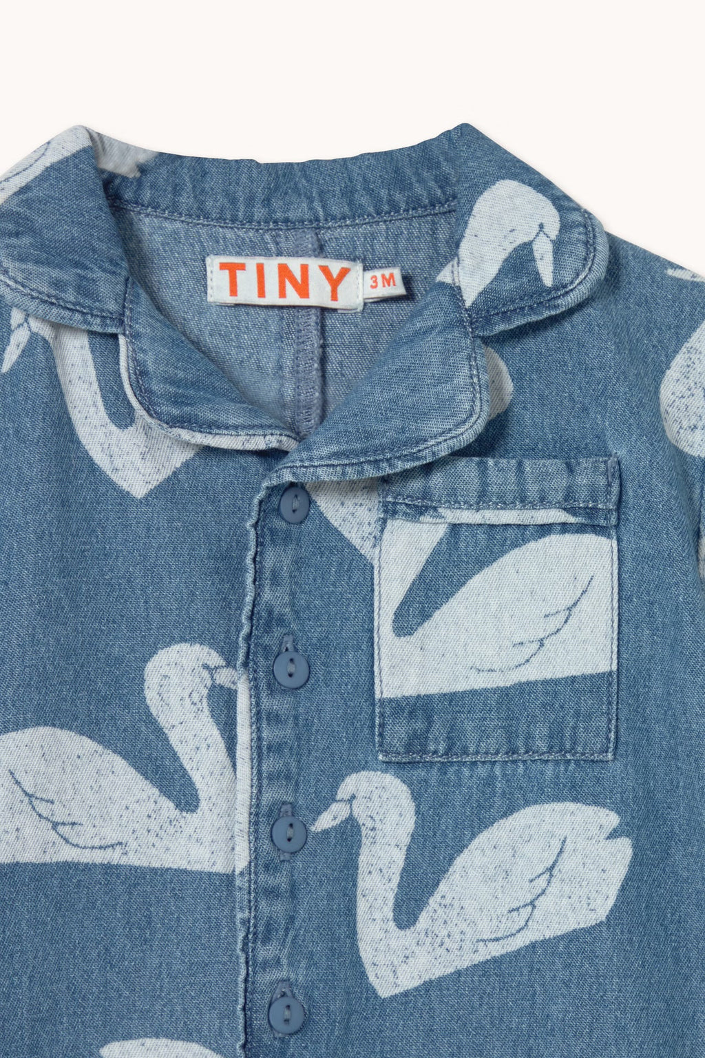 Tuta Denim Big Swans