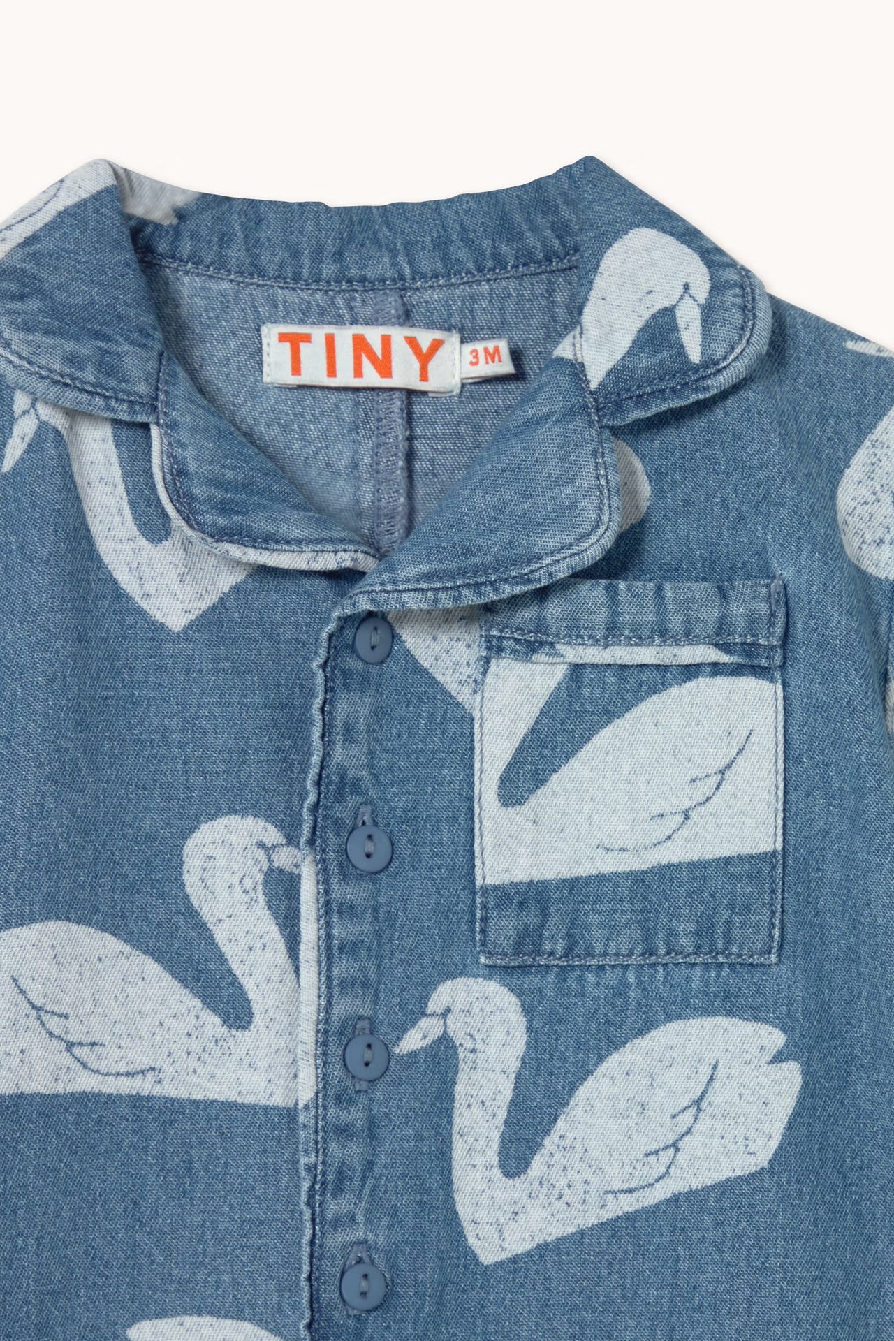 Tuta Denim Big Swans