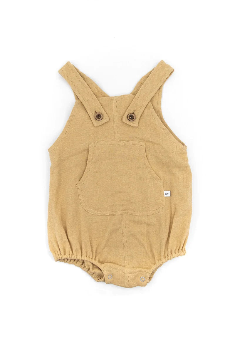 Pagliaccetto Cammello con Shirt Tropical