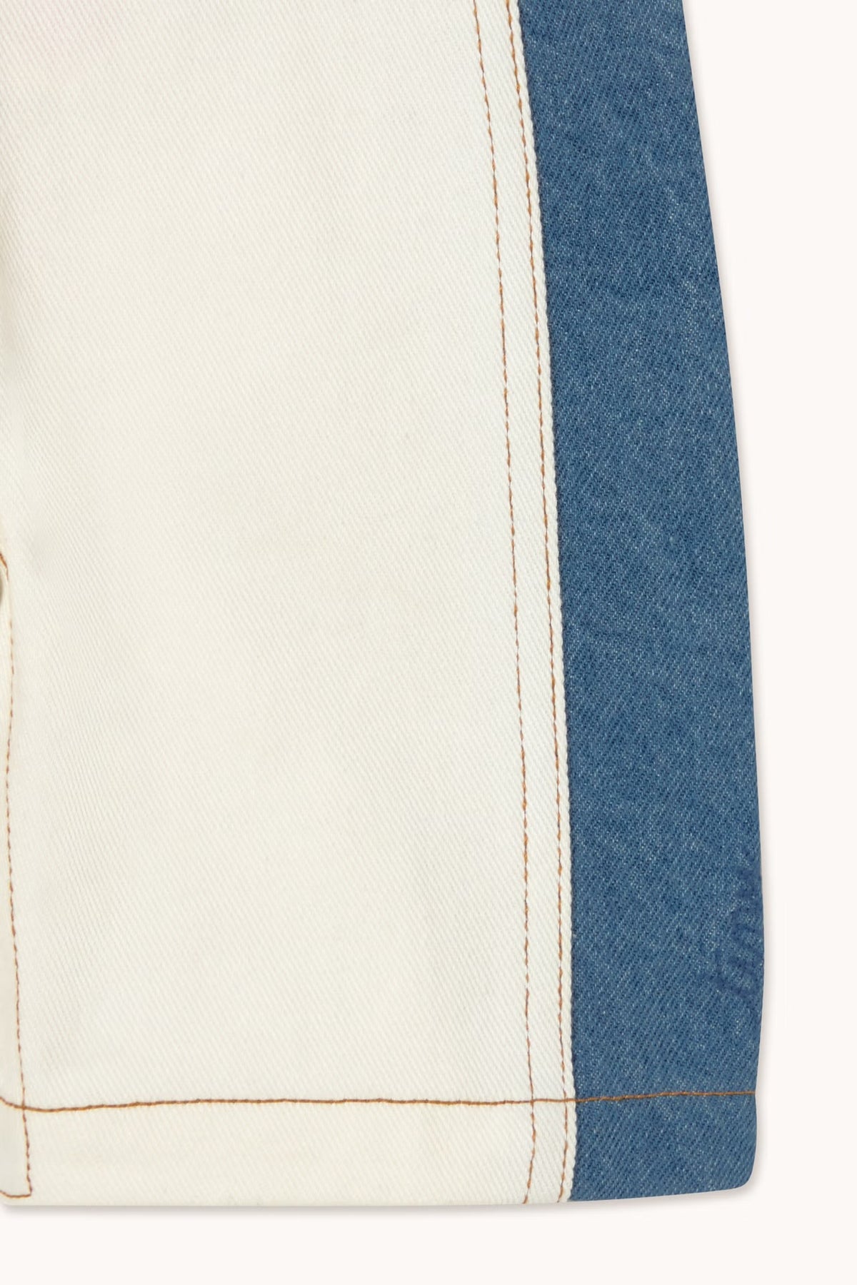 Salopette Denim Color Block