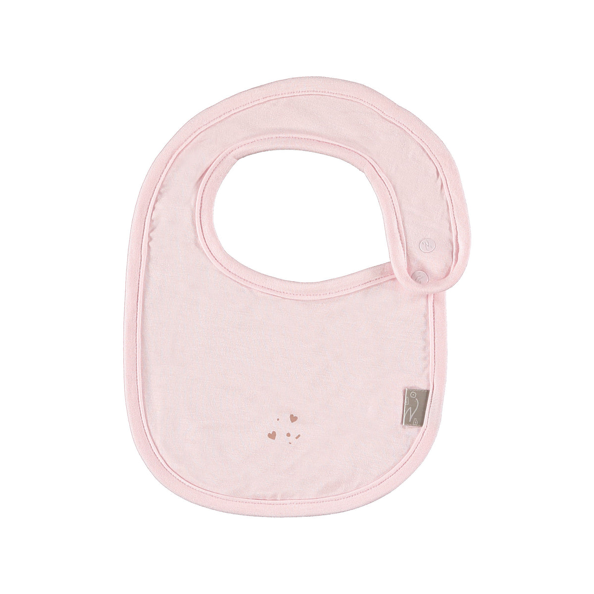 Set bavagli 2 pz in jersey di Bamboo-Rosa