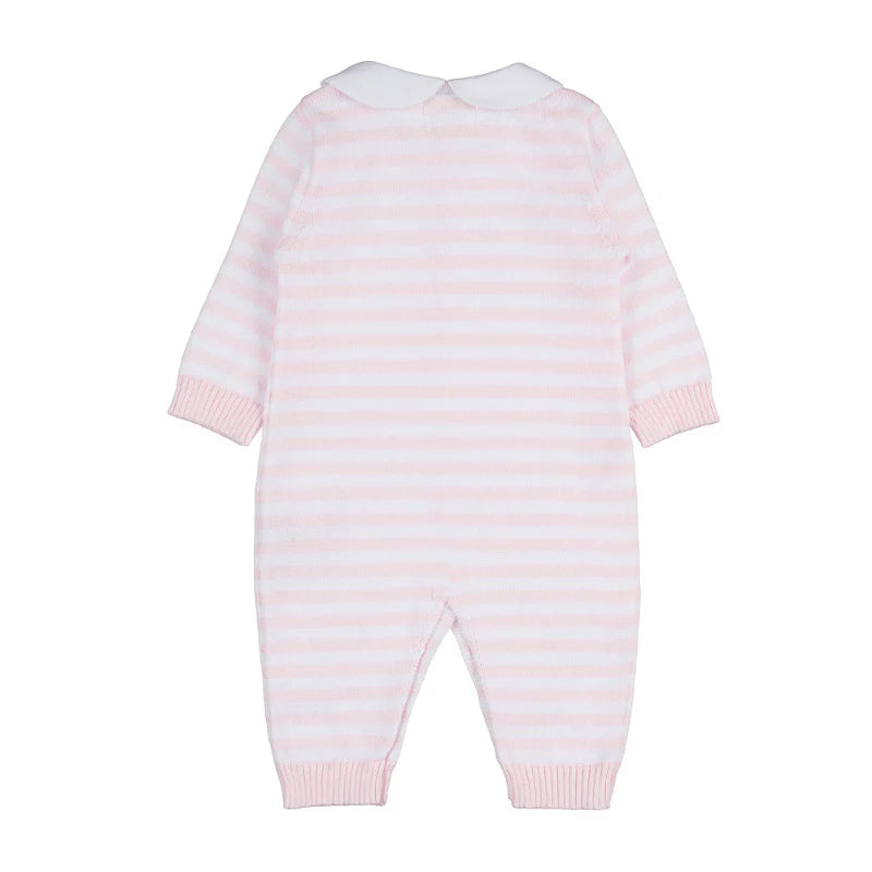 Tutina a righe - Rosa
