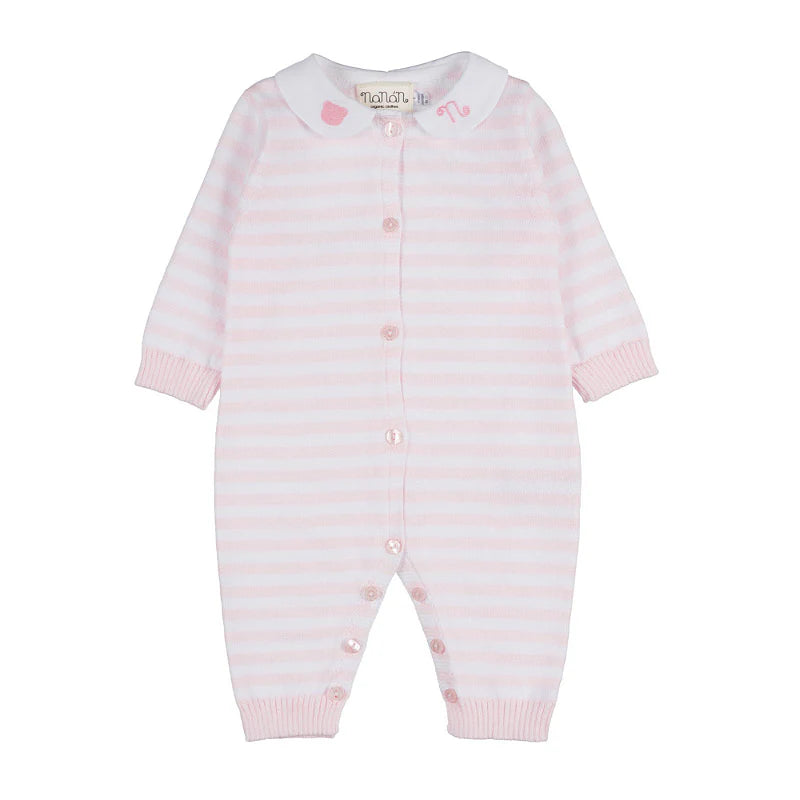 Tutina a righe - Rosa