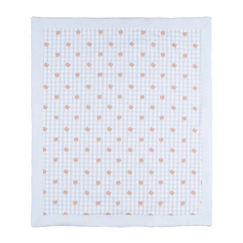 Coperta allover orsetti - Azzurra