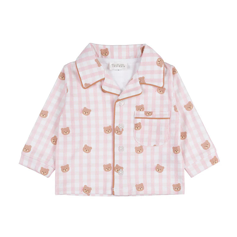 Pigiama allover orsetti - Rosa