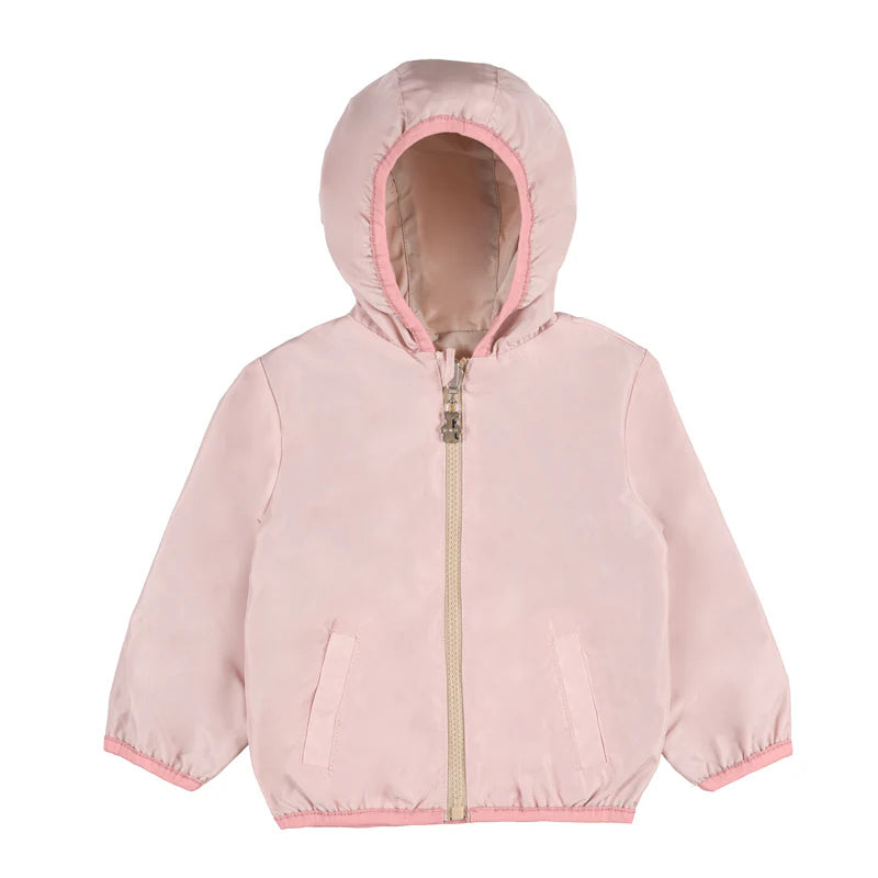 Impermeabile double face - Rosa