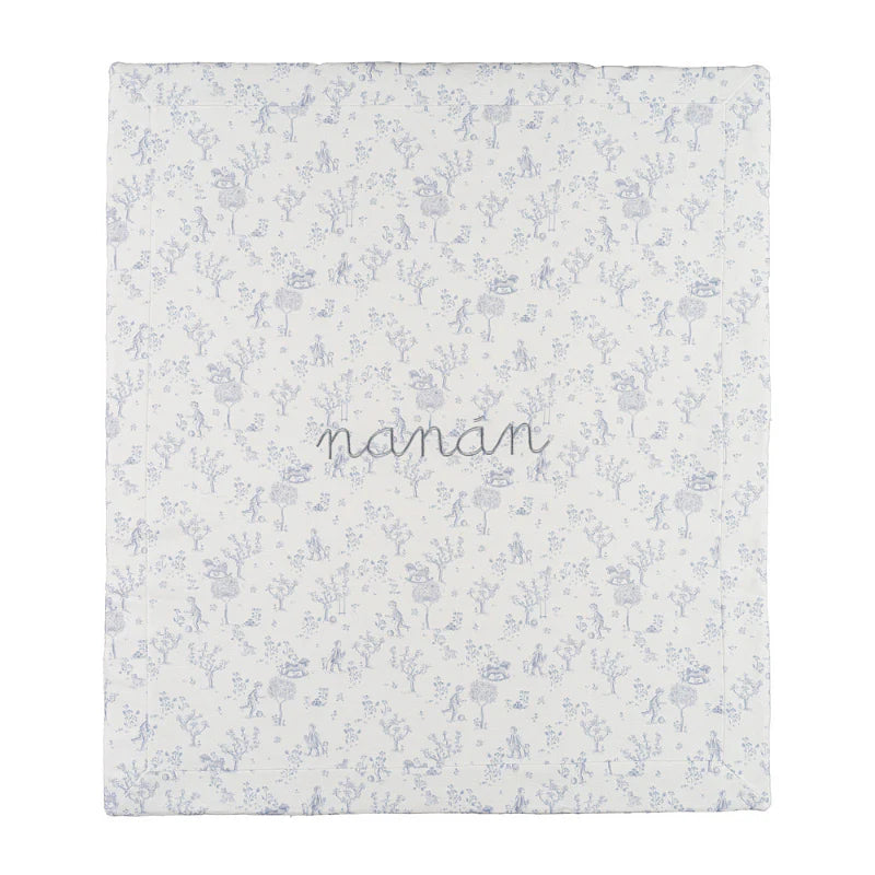 Coperta in Popeline - Blu