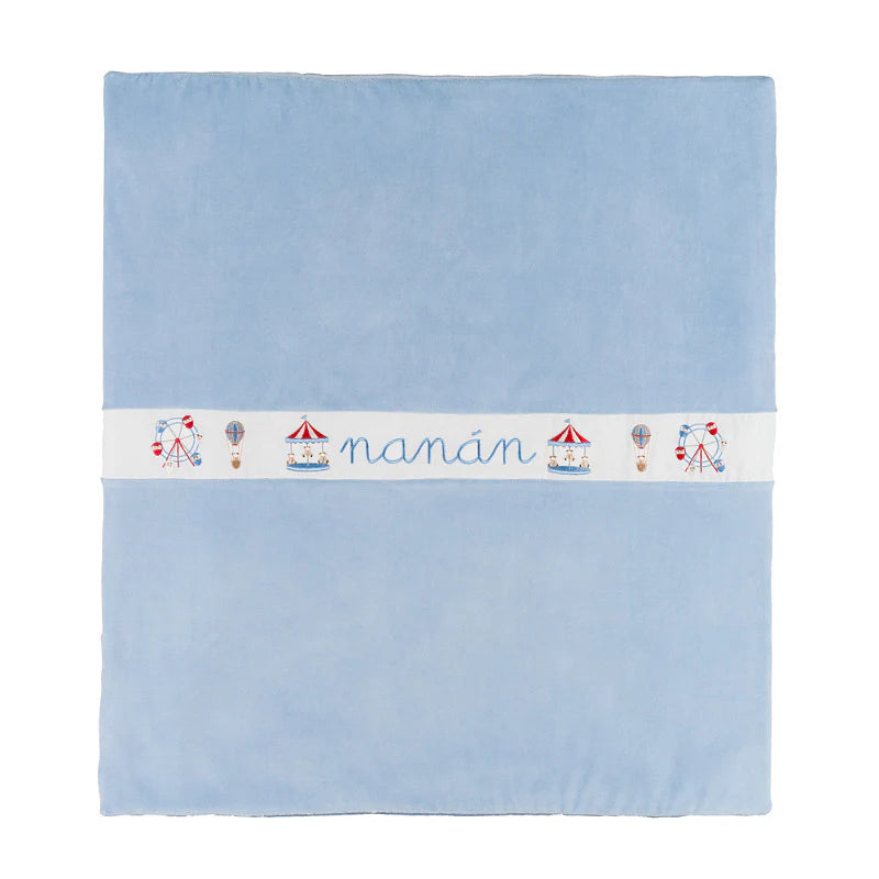 Coperta Giostrine - Azzurro