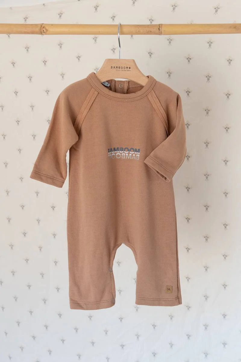 Tutina raglan logo Bamboom - Camel
