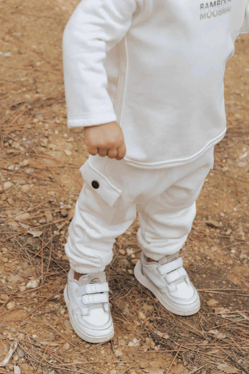 Maglia Cute e pantalone con tasche- Offwhite