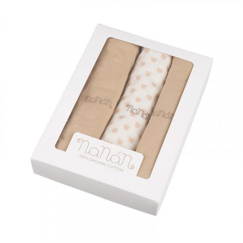 Set 3pcs mussola beige