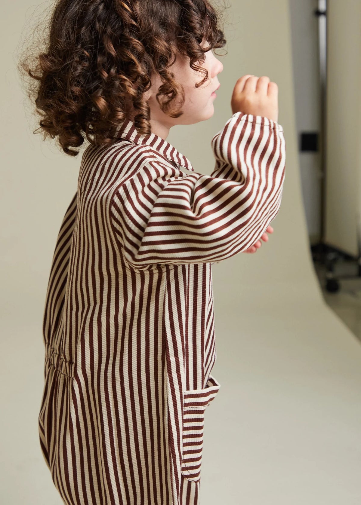 Syd Maroon Stripe Boilersuit