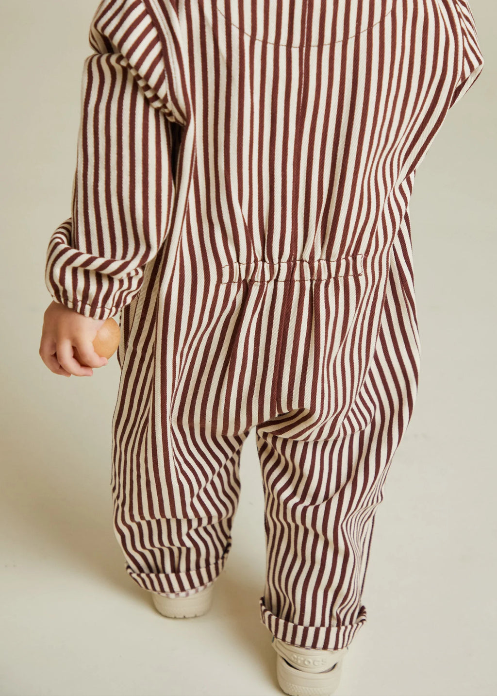 Syd Maroon Stripe Boilersuit