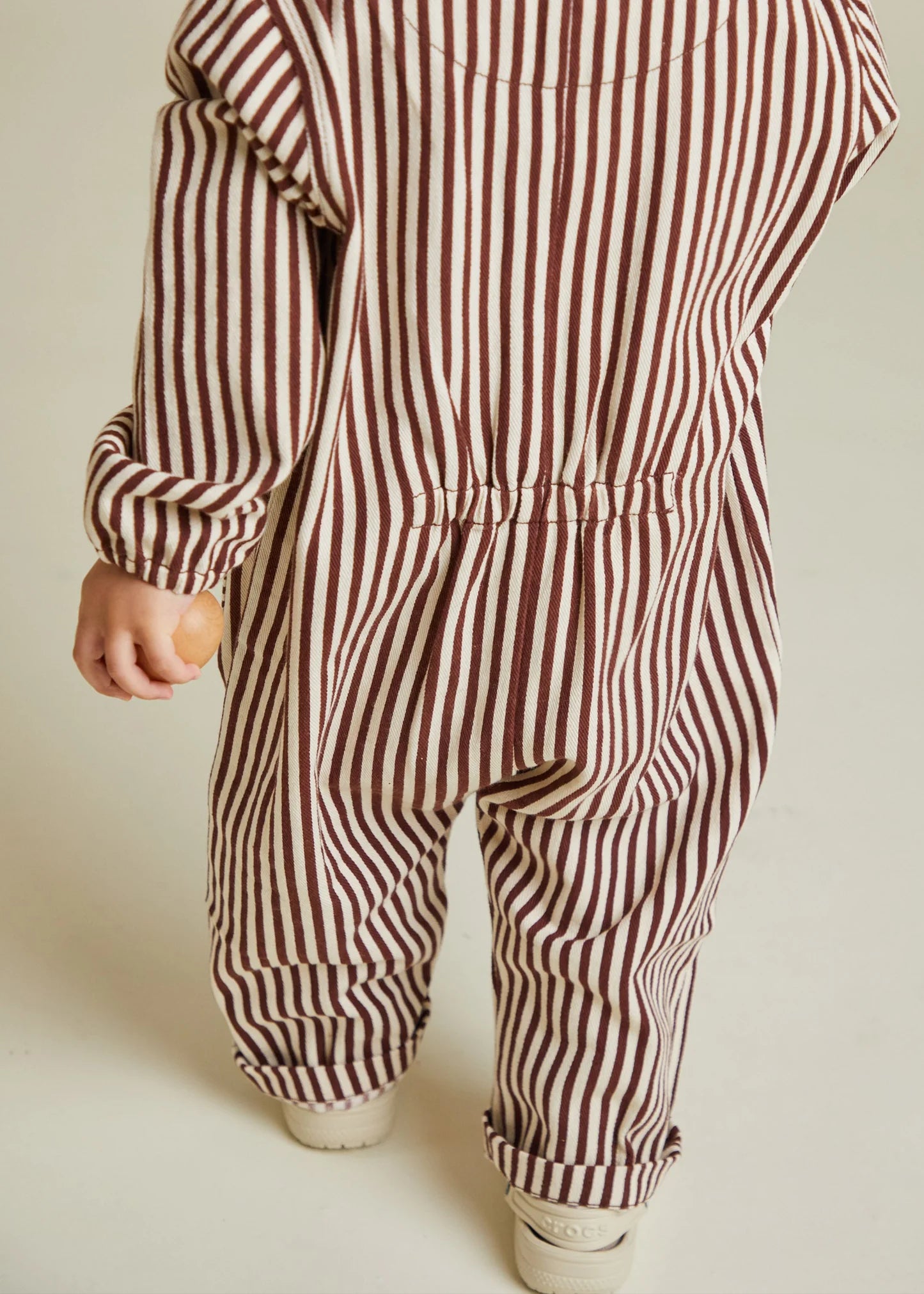 Syd Maroon Stripe Boilersuit