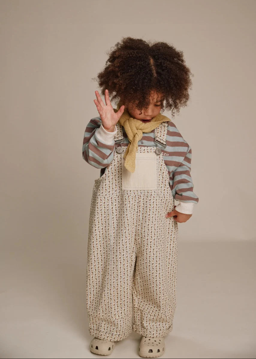Blythe Radish Stripe Dungaree