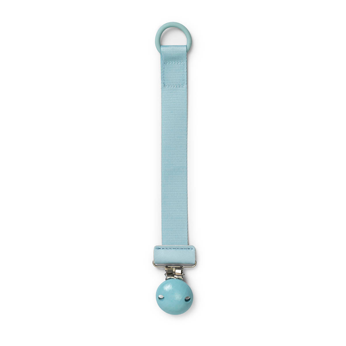 Clip per Ciuccio Legno - Aqua Turquoise